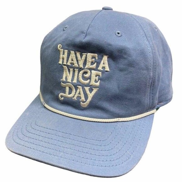 Mens Baseball Cap Hat Blue 